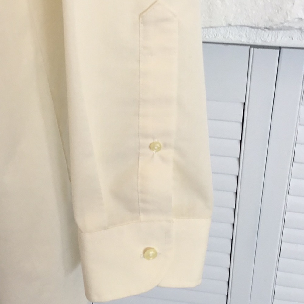 Stafford Wrinkle Free Cream 16 1/2 Dress Shirt - Picture 3 of 8